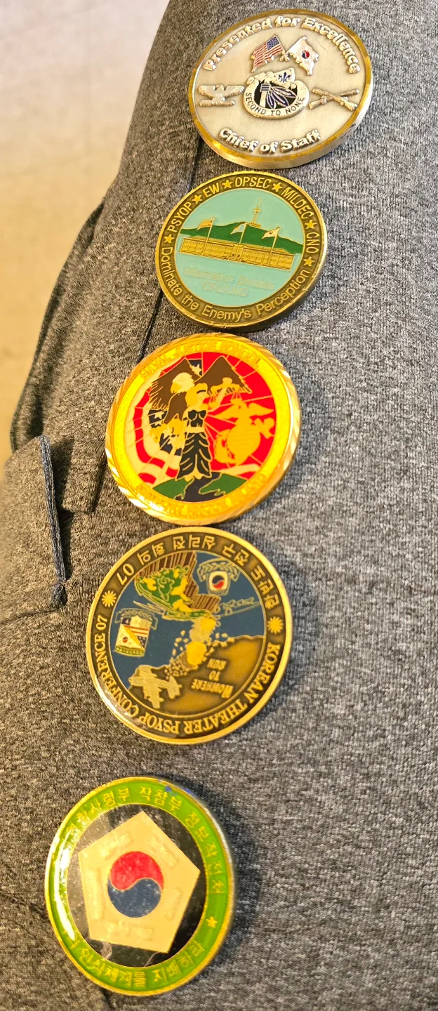 Collection of Korean War Challenge Coins image indicator(4)