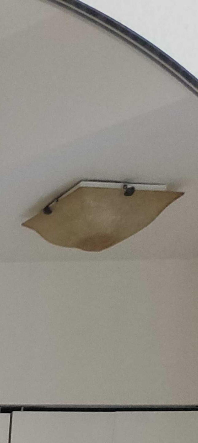 Square Glass Ceiling Light Fixture - photo 2