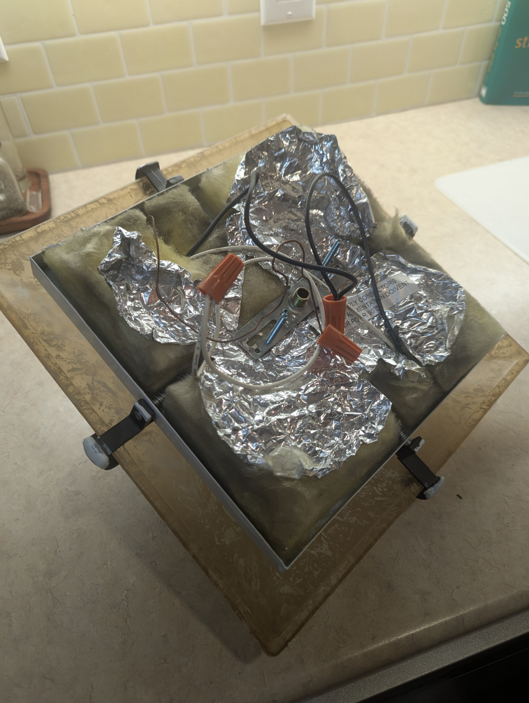 Square Glass Ceiling Light Fixture - photo 3