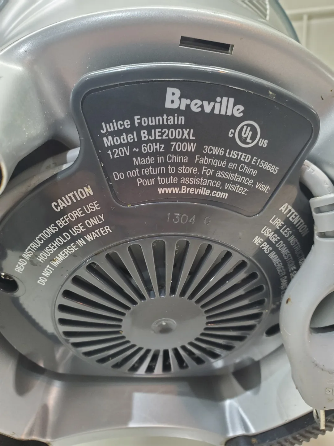 Breville Juice Fountain Plus Juicer - Model BJE200XL image indicator(3)