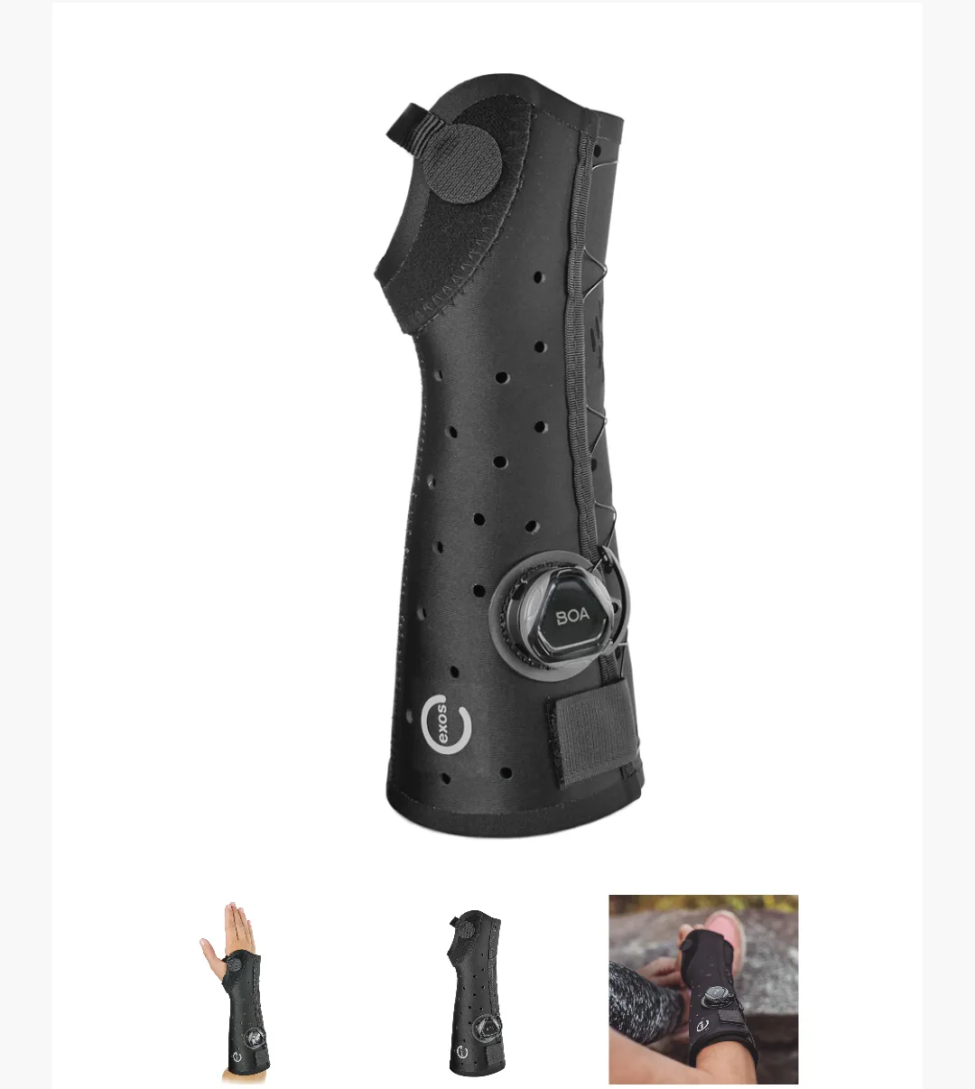 🏒Exos Short Arm Fracture Brace — RIGHT Open Thumb - XS image indicator(2)