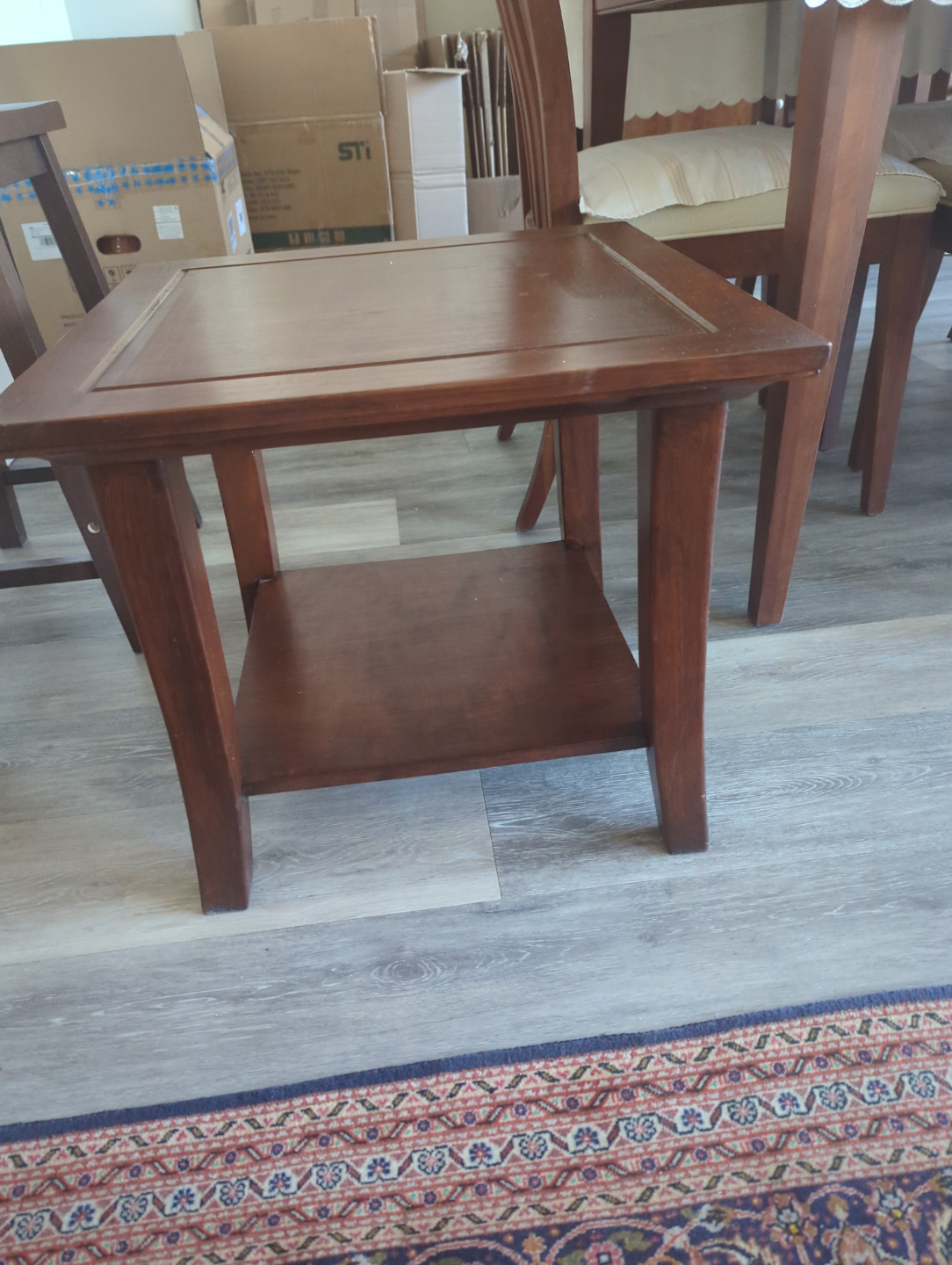 Solid Wood End Table