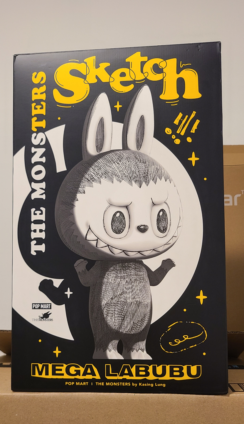 POP MART The Monsters Labubu Mega Sketch Figure - photo 2