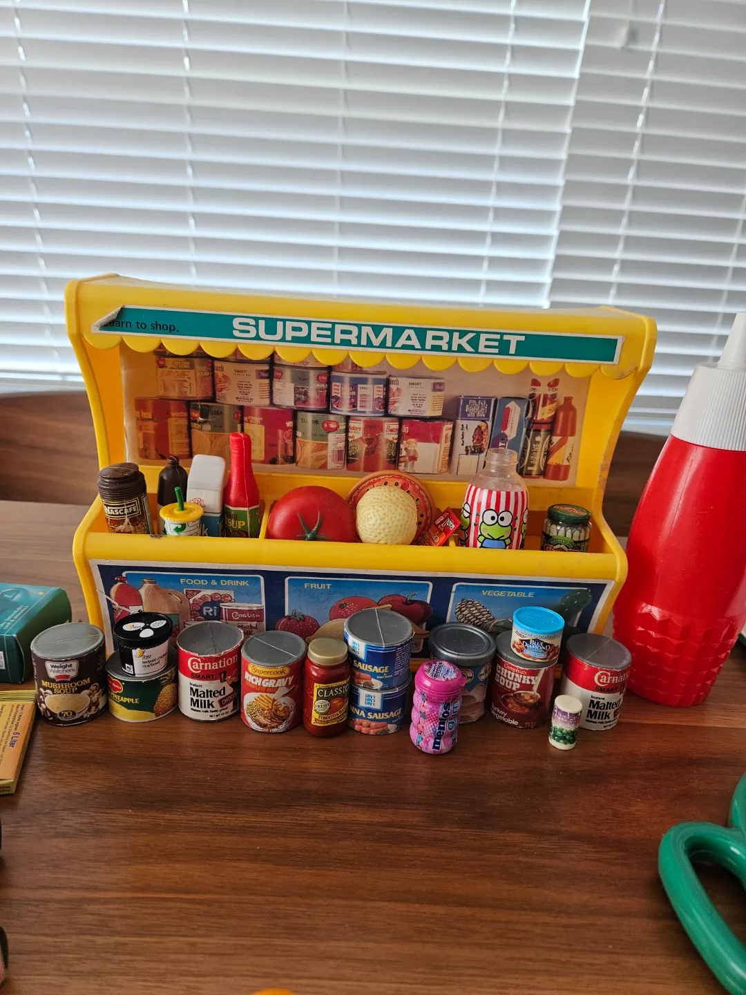 Huge Vintage Play Kitchen Set with Supermarket & Food image indicator(5)