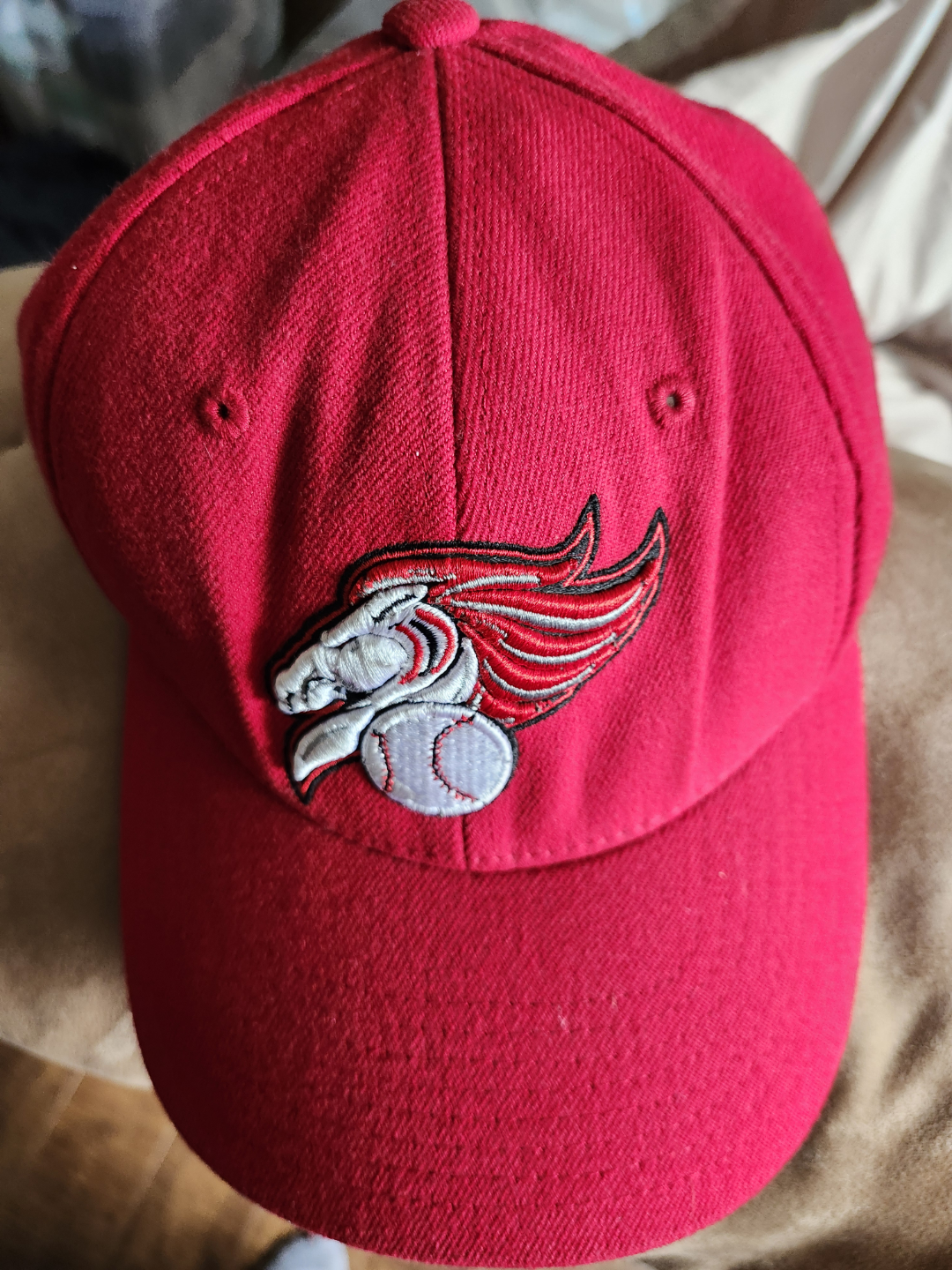 Medicine Hat Mavericks Zephyr WMBL Red Baseball Cap - Size XL
