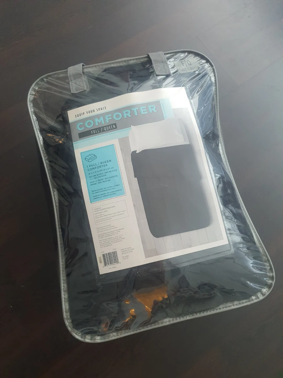 Equip Your Space Full/Queen Comforter - Black image indicator(2)