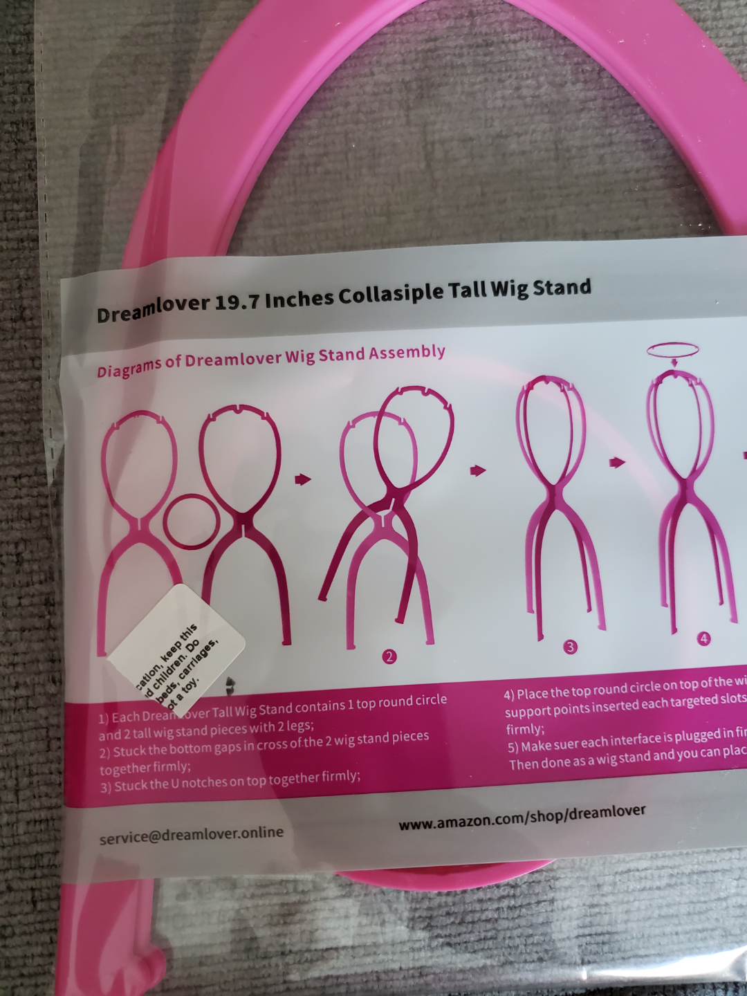 Tall Wig Stand - photo 2
