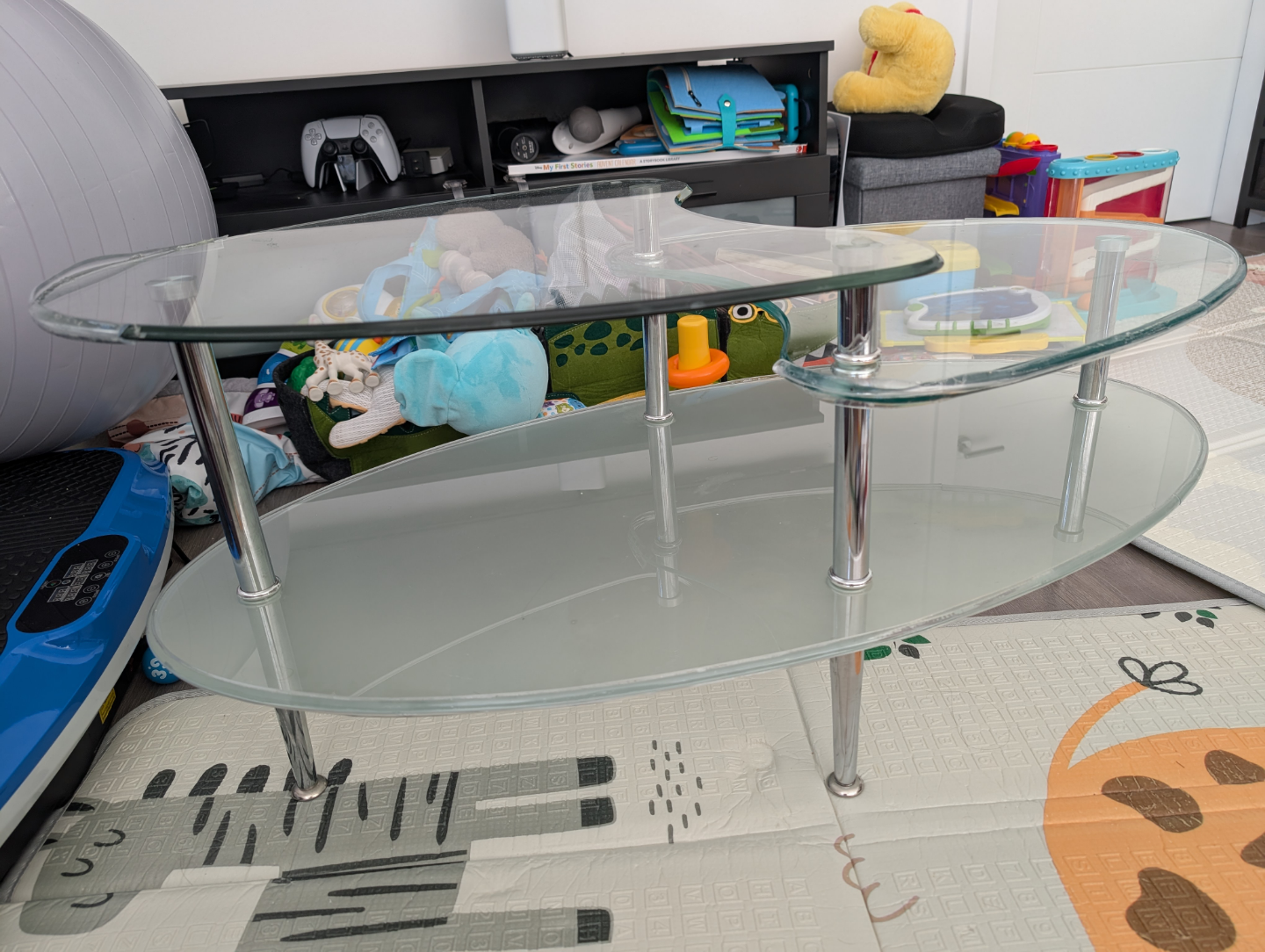 Glass Top Coffee Table