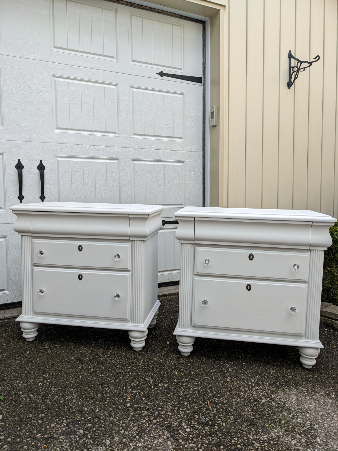 Pair of 3 Drawer Small Dressers