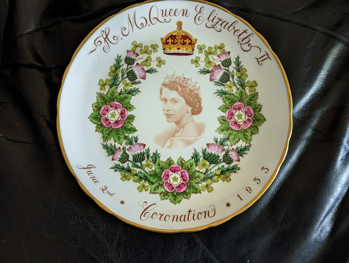 Queen Elizabeth II Coronation Plate