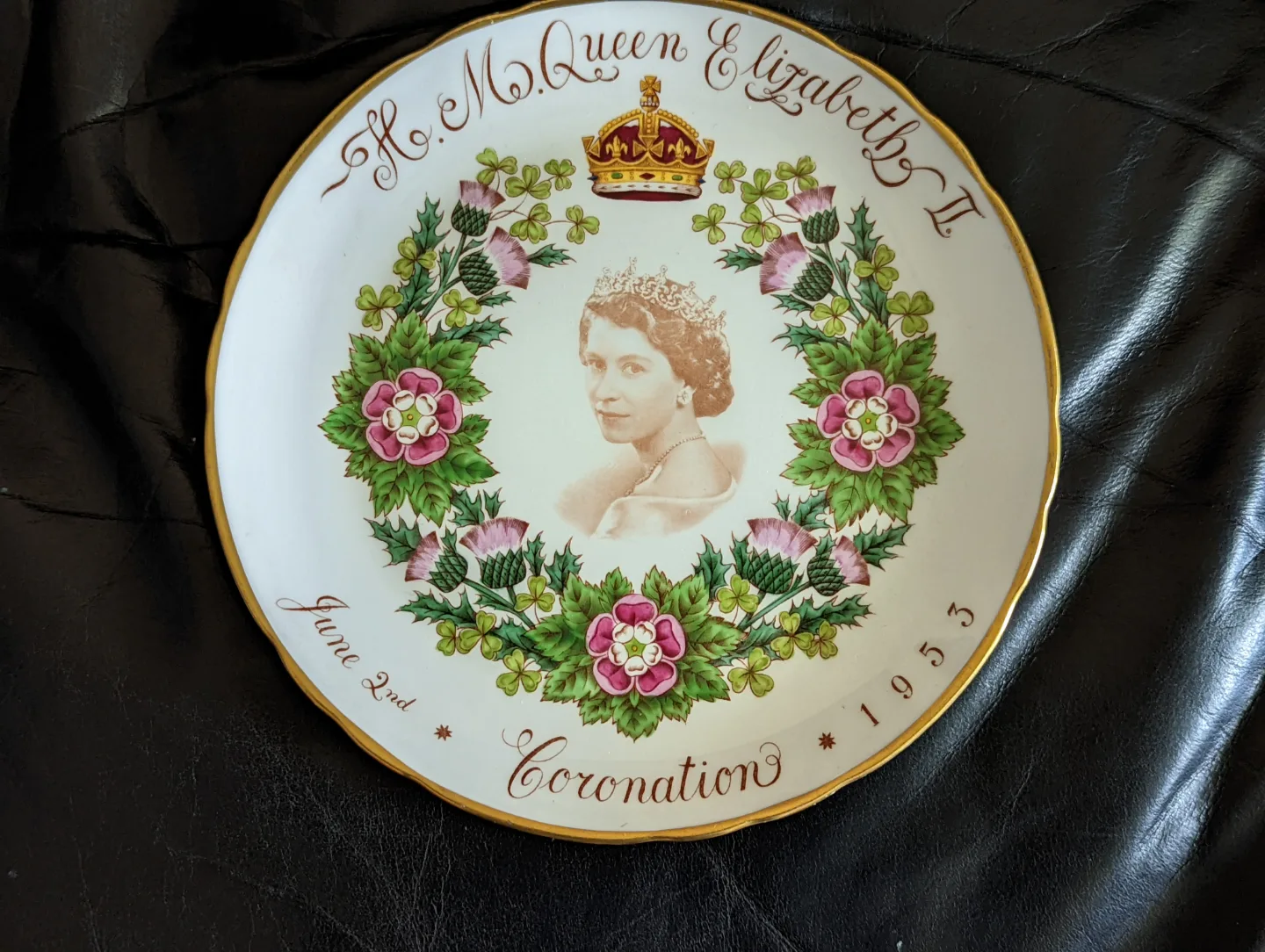 Queen Elizabeth II Coronation Plate thumbnail