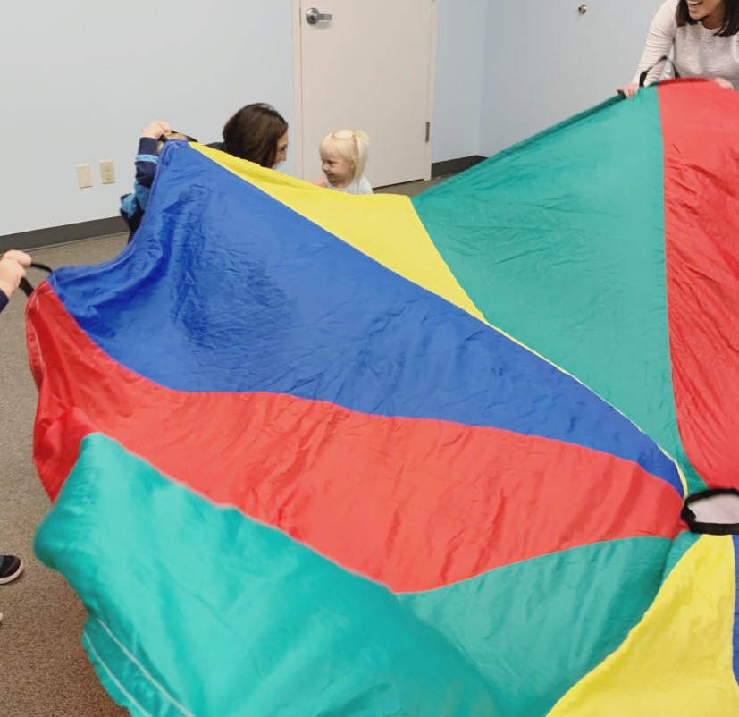 Colorful Parachute Play Toy for Kids