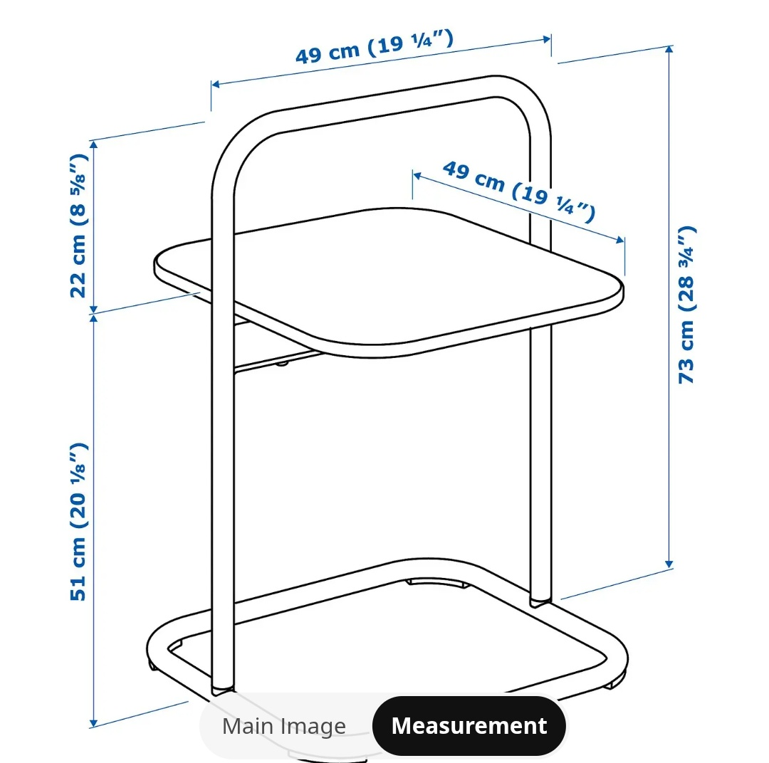IKEA HUSARO OutdoorChair and Side Table Set - photo 5