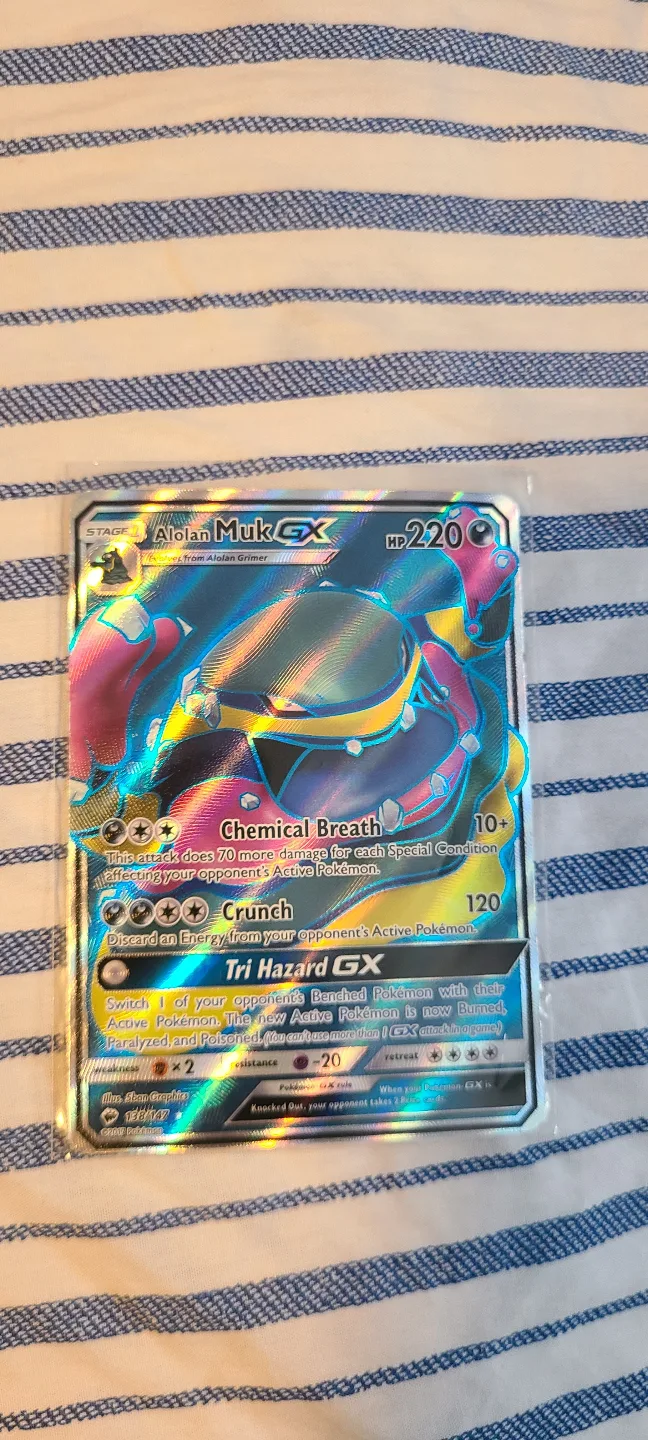 Pokemon Card - Alolan Muk GX thumbnail