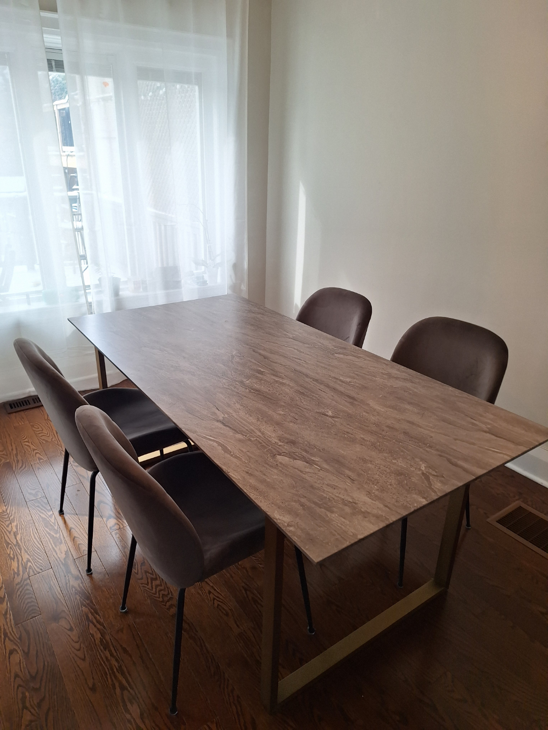 Structube Modern Velvet Dining Chair - photo 3