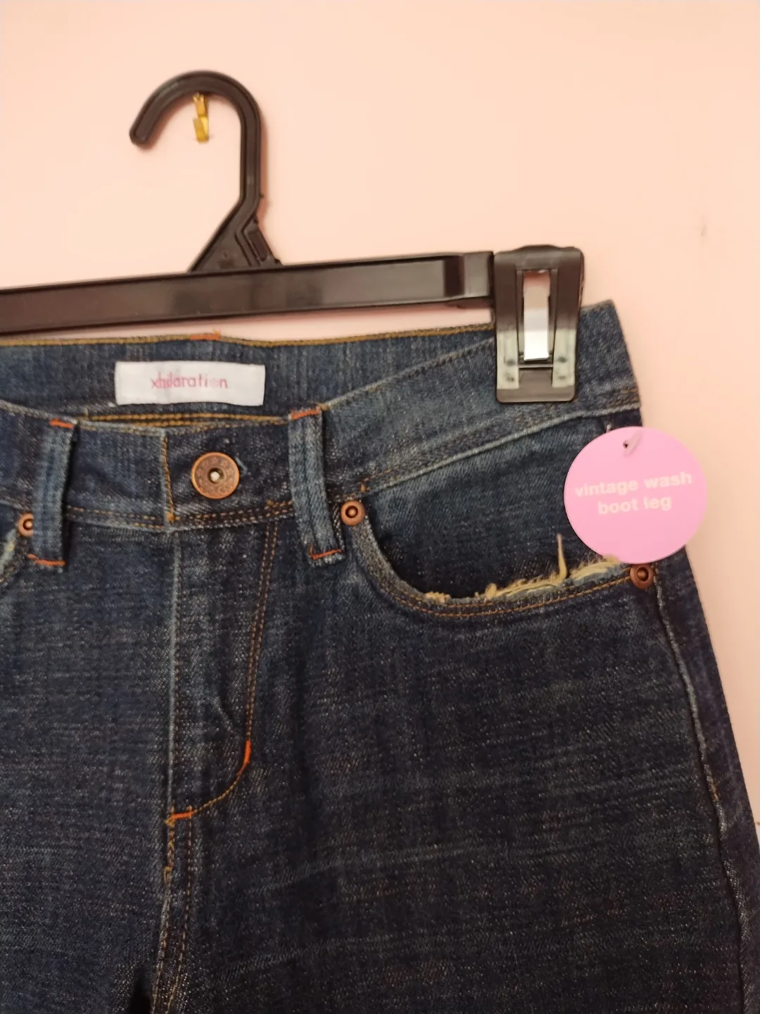 Children's Xhilaration  Size 12  Wash Boot Leg Jeans image indicator(2)