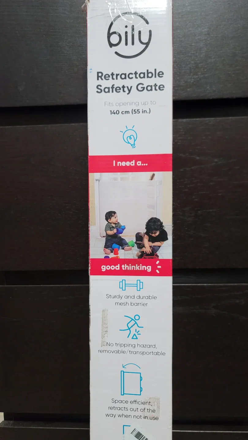 Billy Retractable Safety Gate - White image indicator(3)