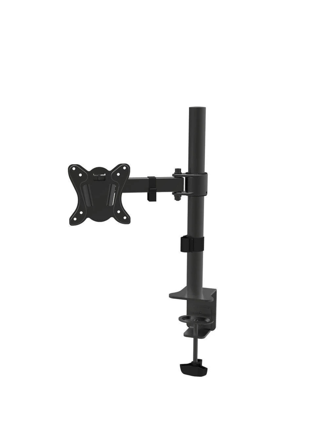 Black Monitor Desk Mount - Clamp Style
