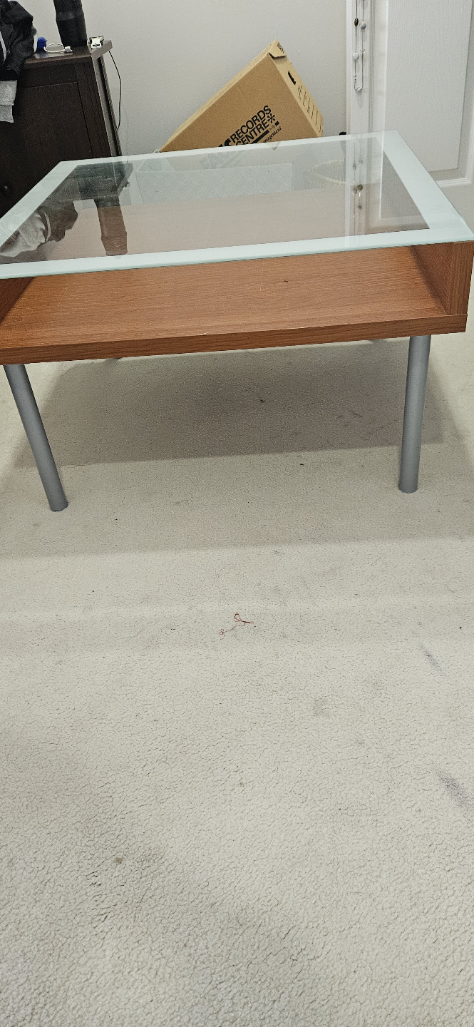 IKEA MAGIKER Coffee Table with Glass Top - photo 2