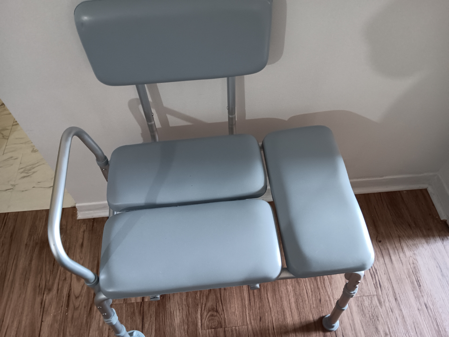 Adjustable Shower Bench with Backrest