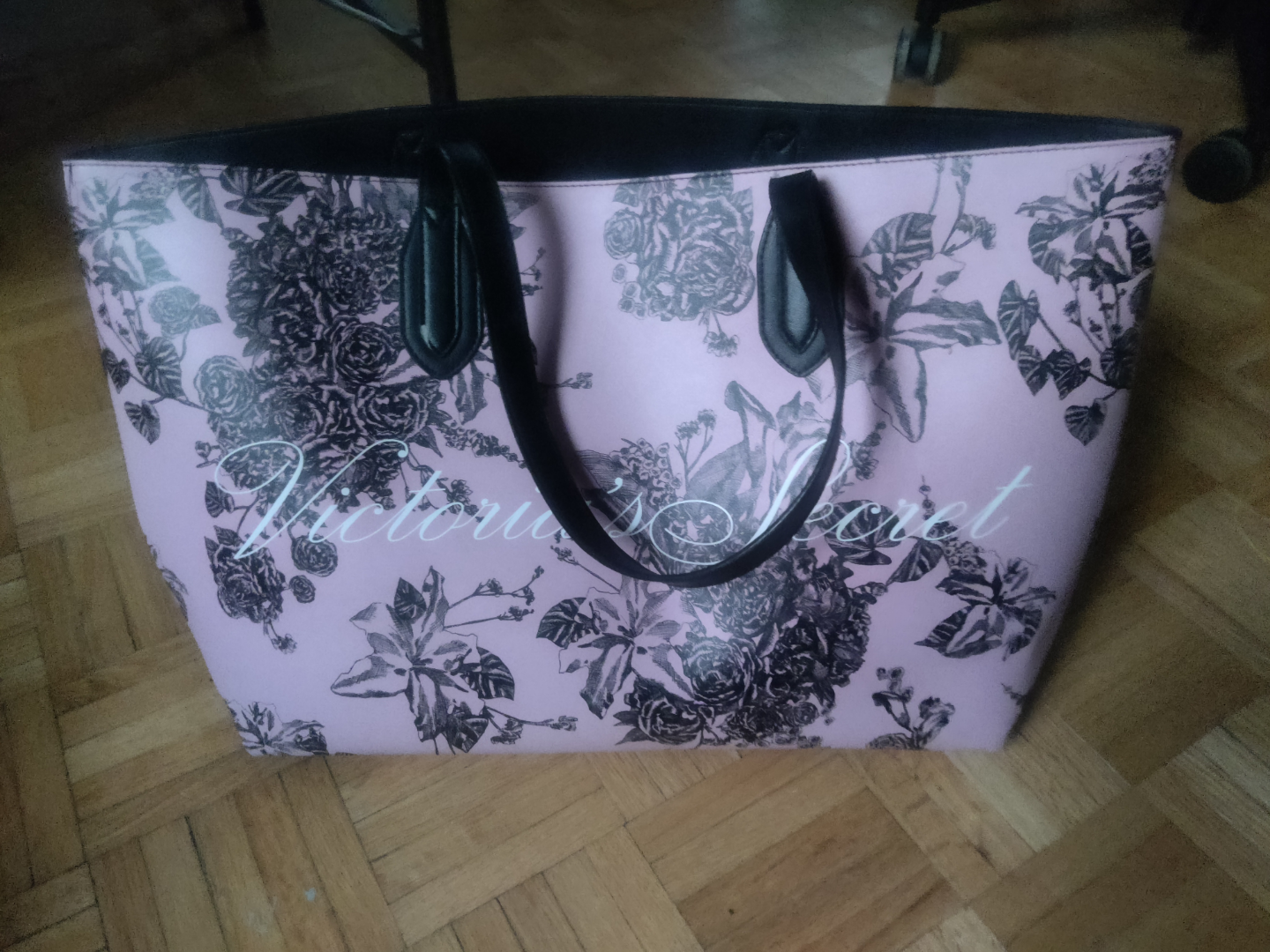 Victoria's Secret Pink Floral Tote Bag