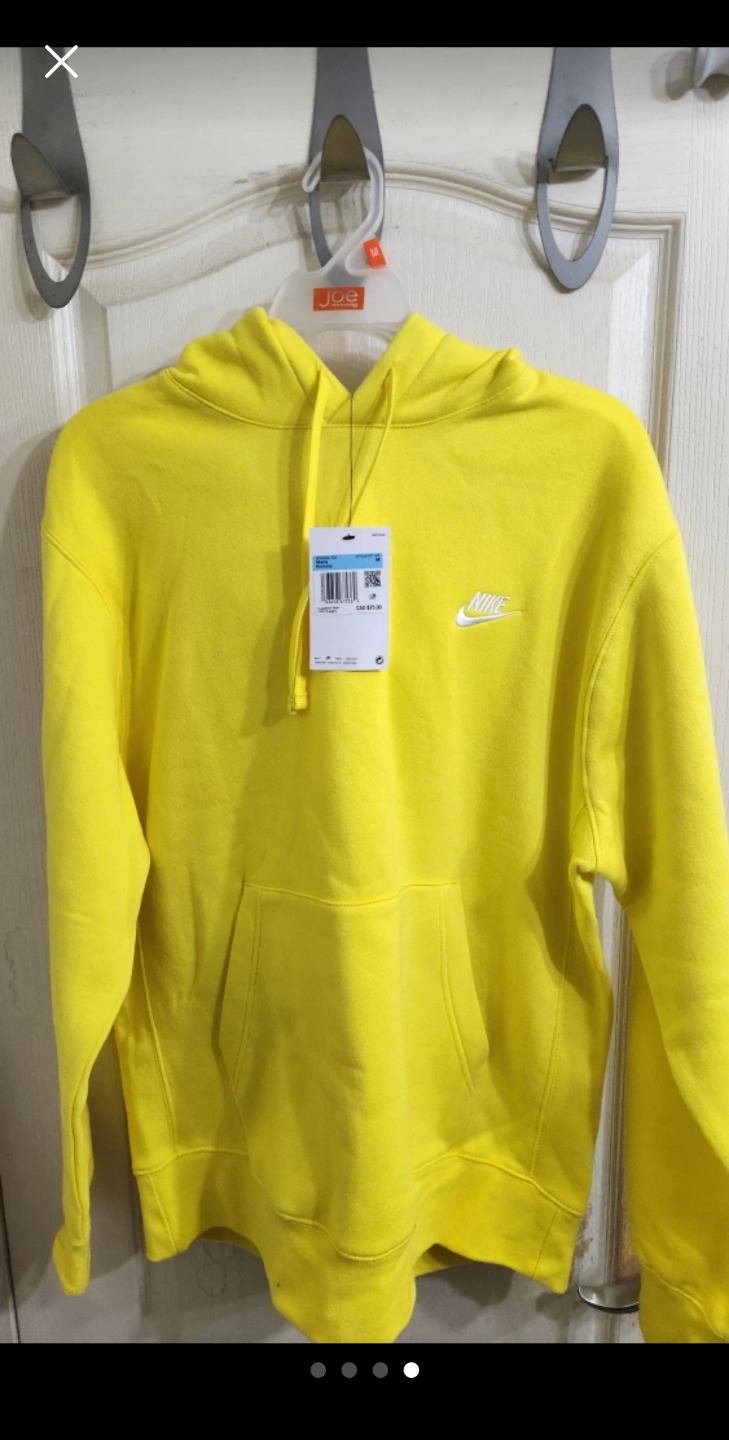 Brand new Nike Yellow Hoodie - photo 3