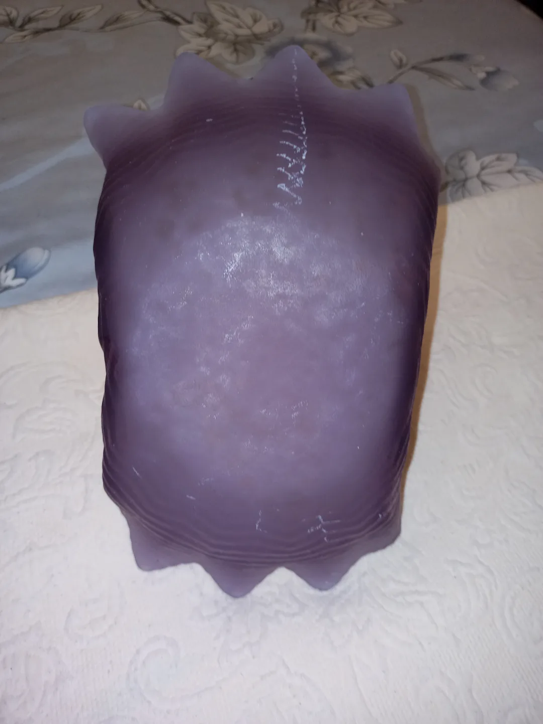 Violet Frosted Glass Basket image indicator(3)