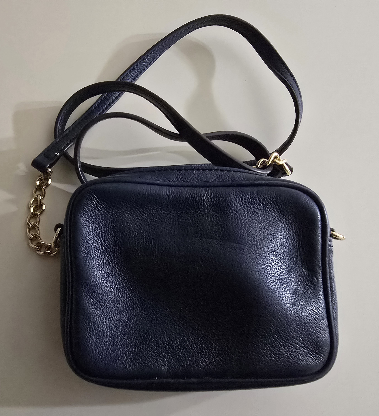 Michael Kors Navy Blue Leather Crossbody Bag - photo 2