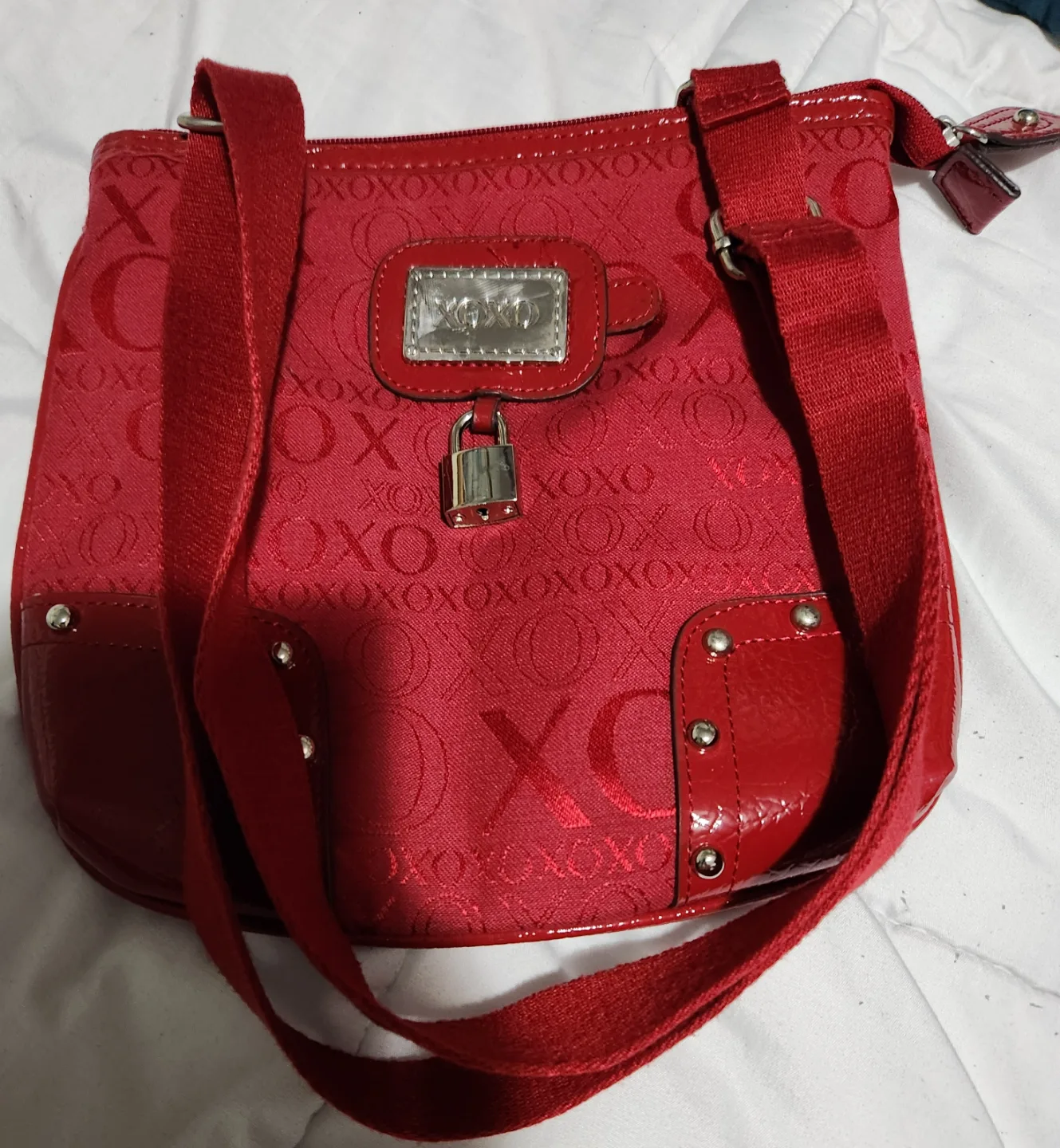 XOXO Red Crossbody Bag thumbnail