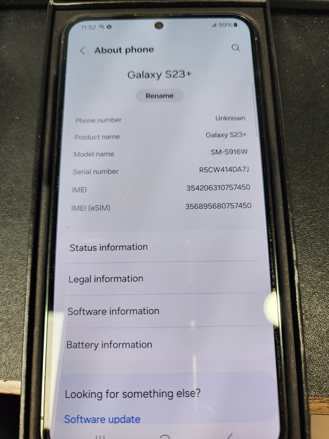 Samsung Galaxy S23+ 256gb - Green - like new /used - photo 4