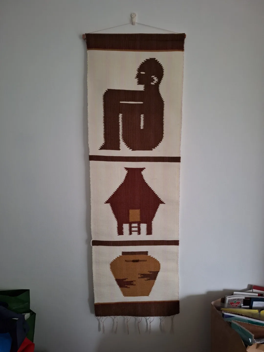 Vintage Cordillera-inspired Woven Wall Hanging thumbnail