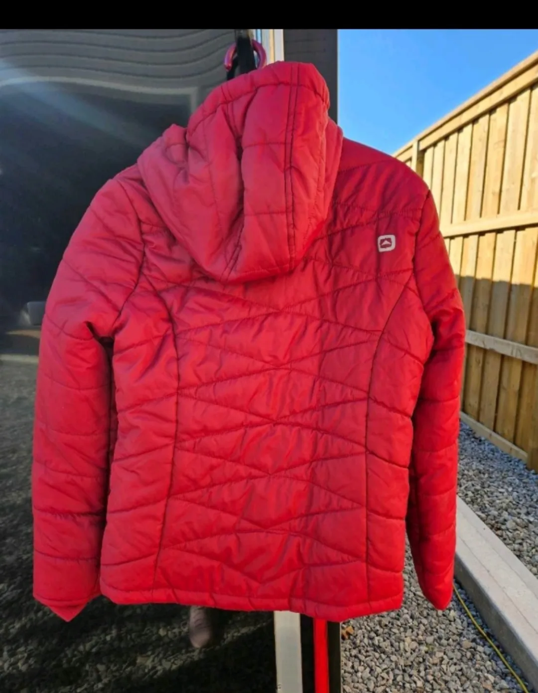 Red Citybound Hooded Puffer Jacket image indicator(2)