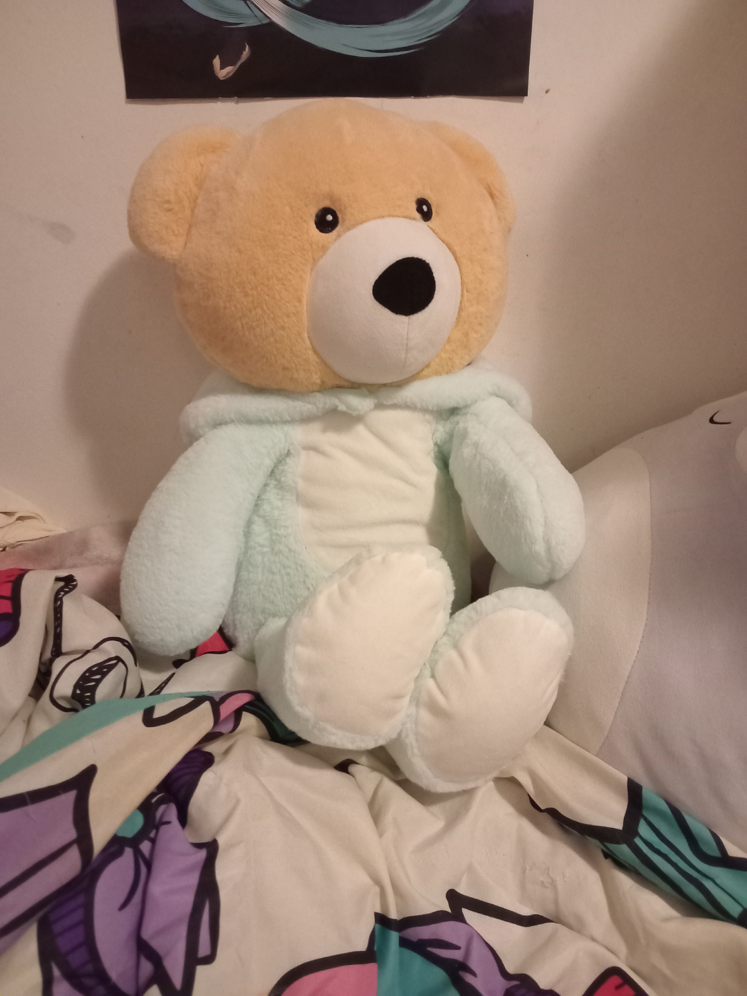 weighted bear/Dino teal green