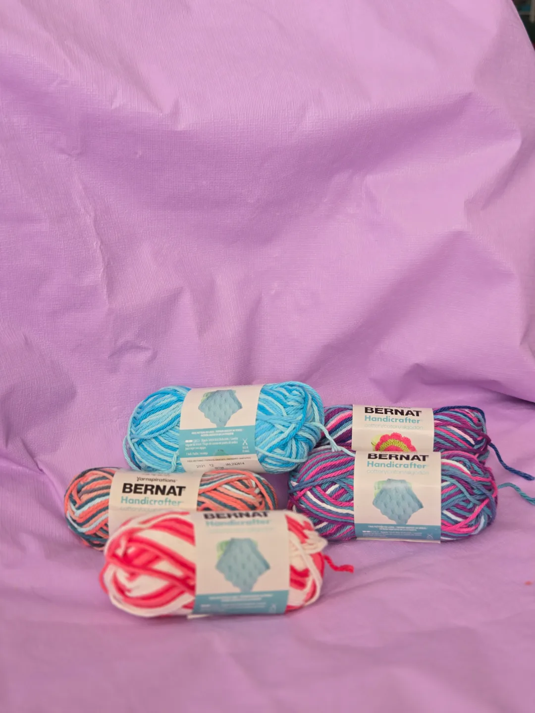 5 Bernat Handicrafter Yarns Bundle image indicator(3)