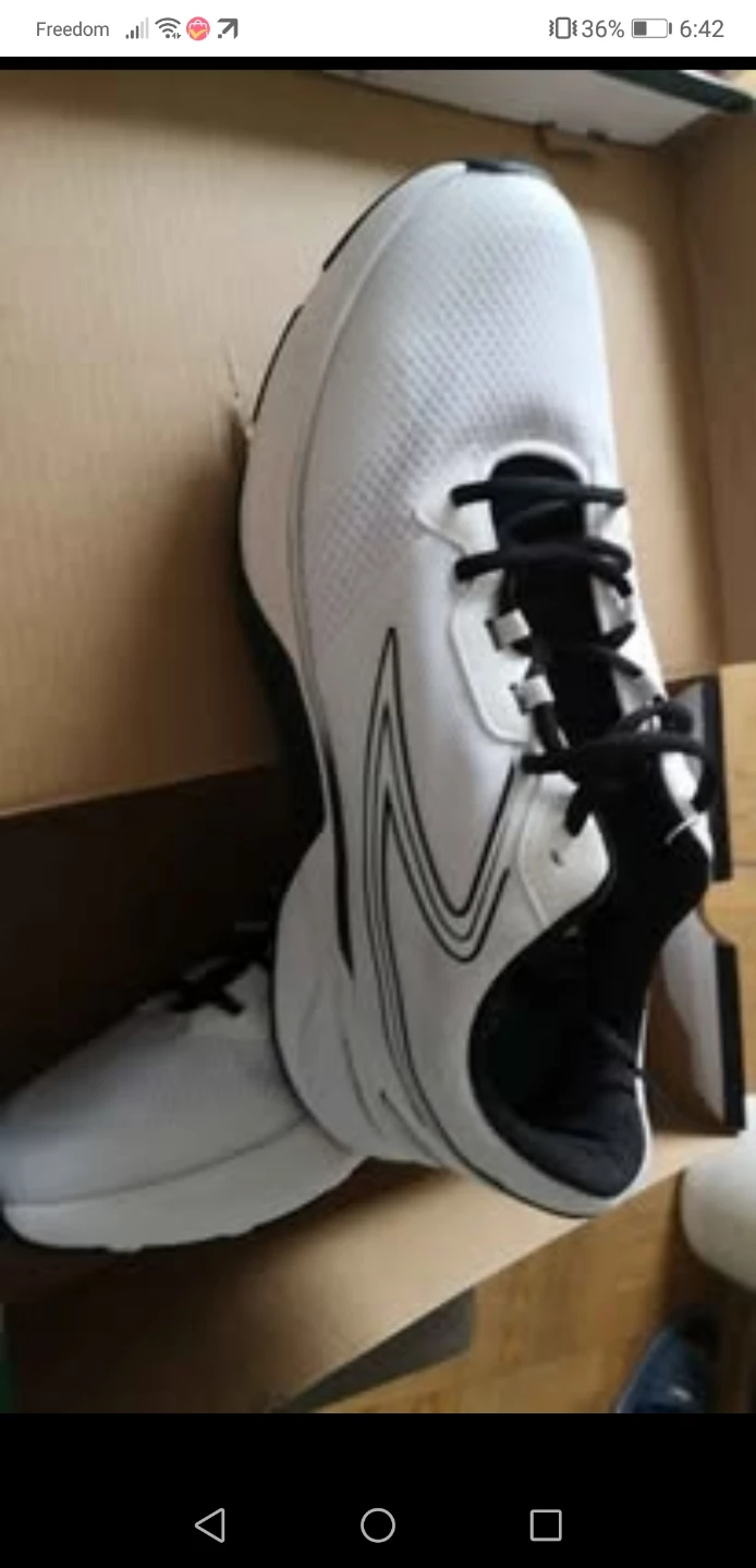 Fila Running Shoes - White and Black