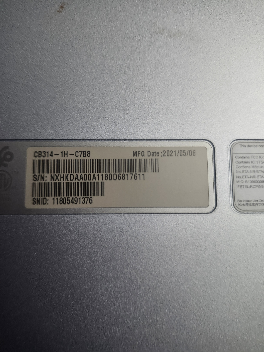 Acer Chromebook 314 - Used - photo 3
