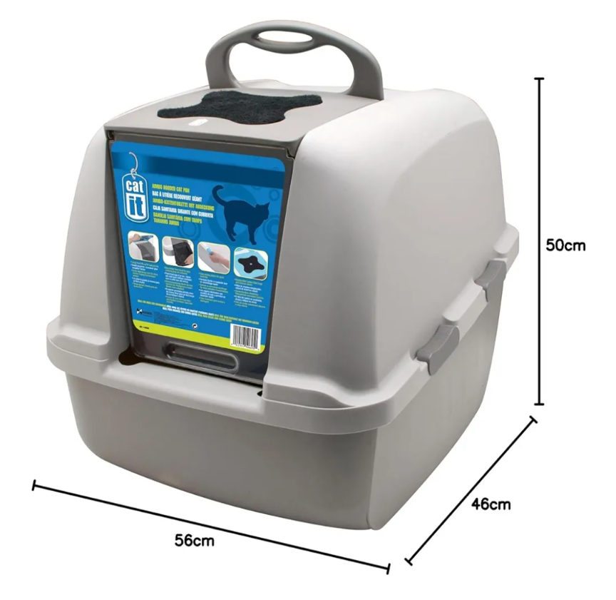 Catit Jumbo Airsift Litter Box w. 2 Air filters
