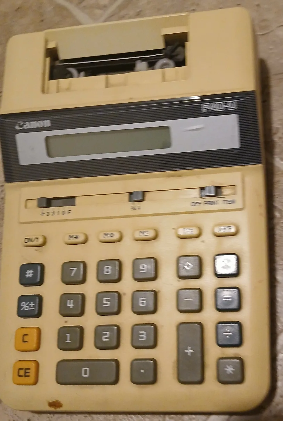 Vintage Canon P2010 Printing Calculator thumbnail
