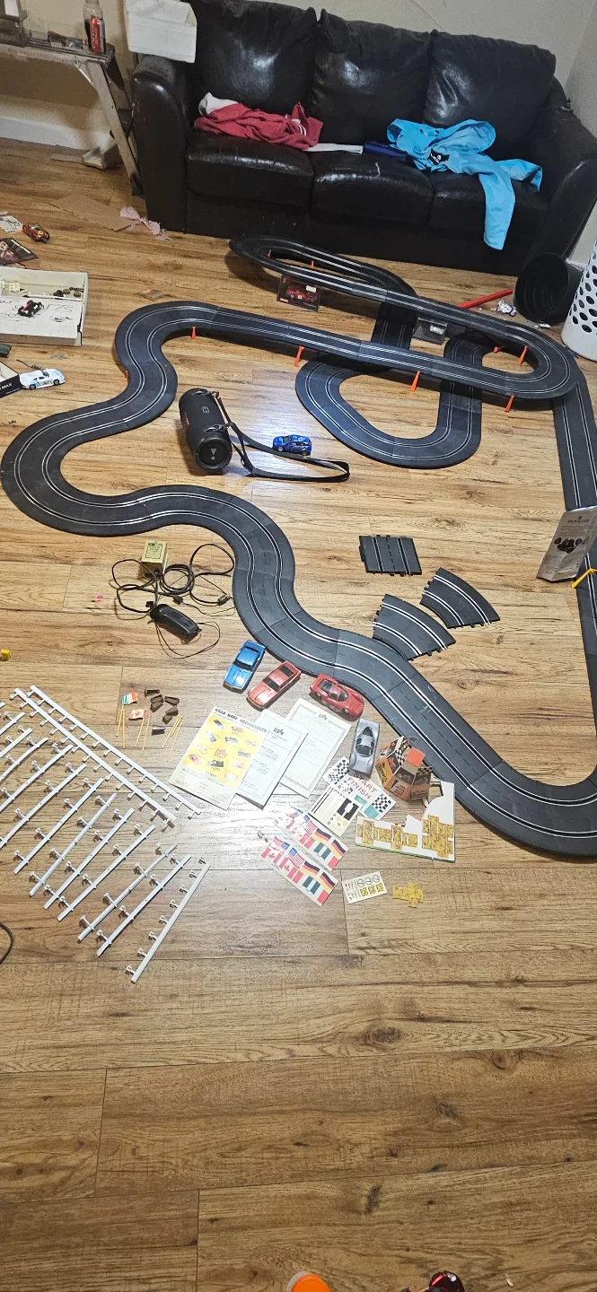 vintage stormbecker slot car track and extras image indicator(6)