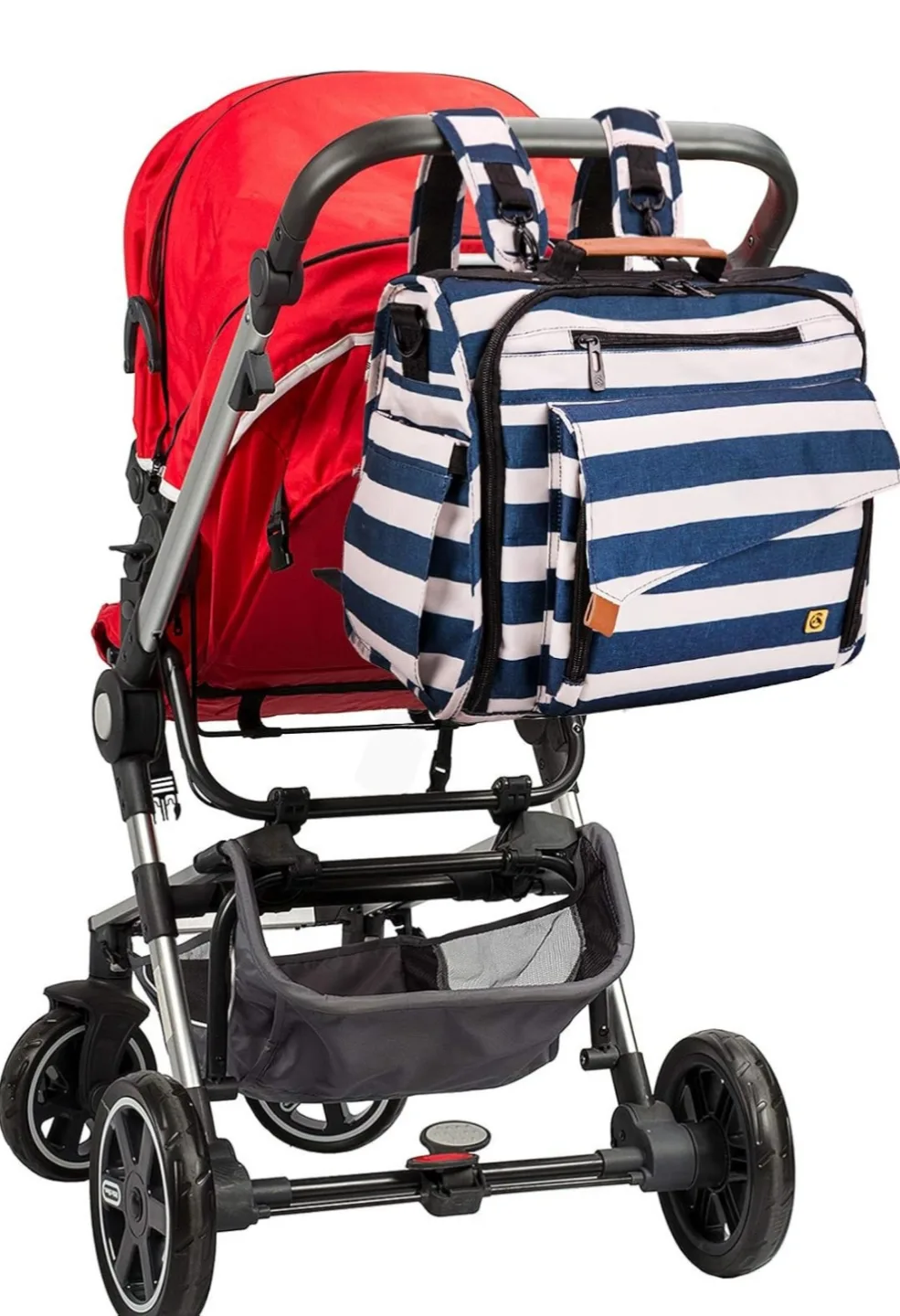 ALLCAMP Diaper Bag Large, Support Baby Stroller, .. image indicator(2)