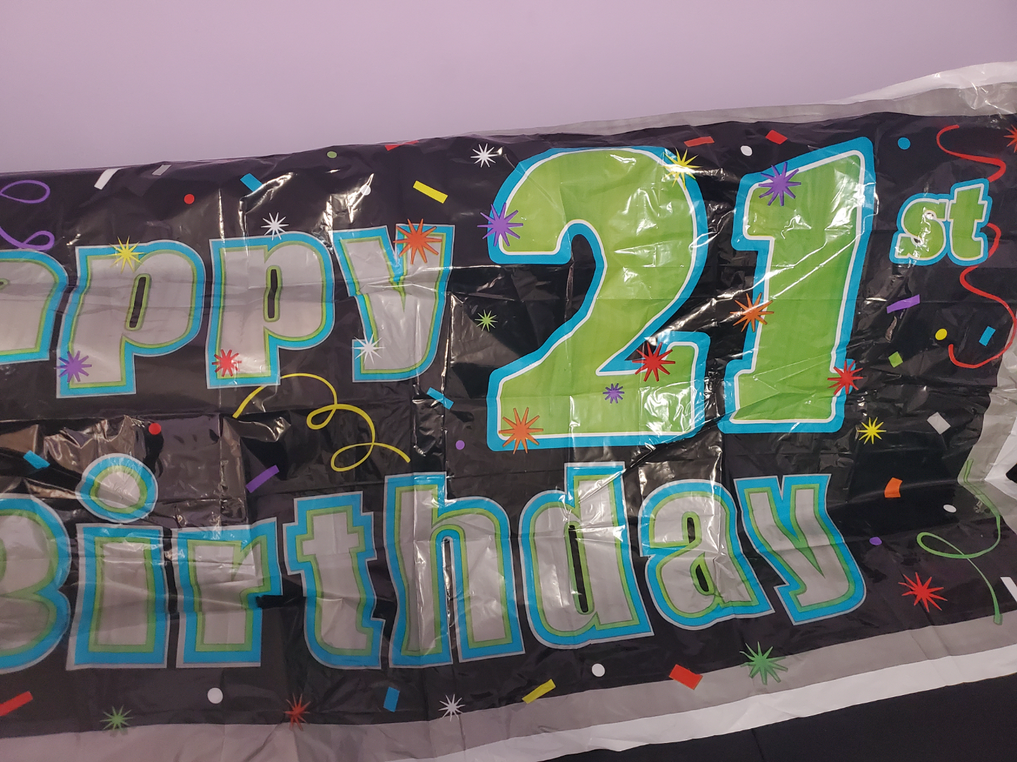 Happy 21st Birthday Banner - photo 2