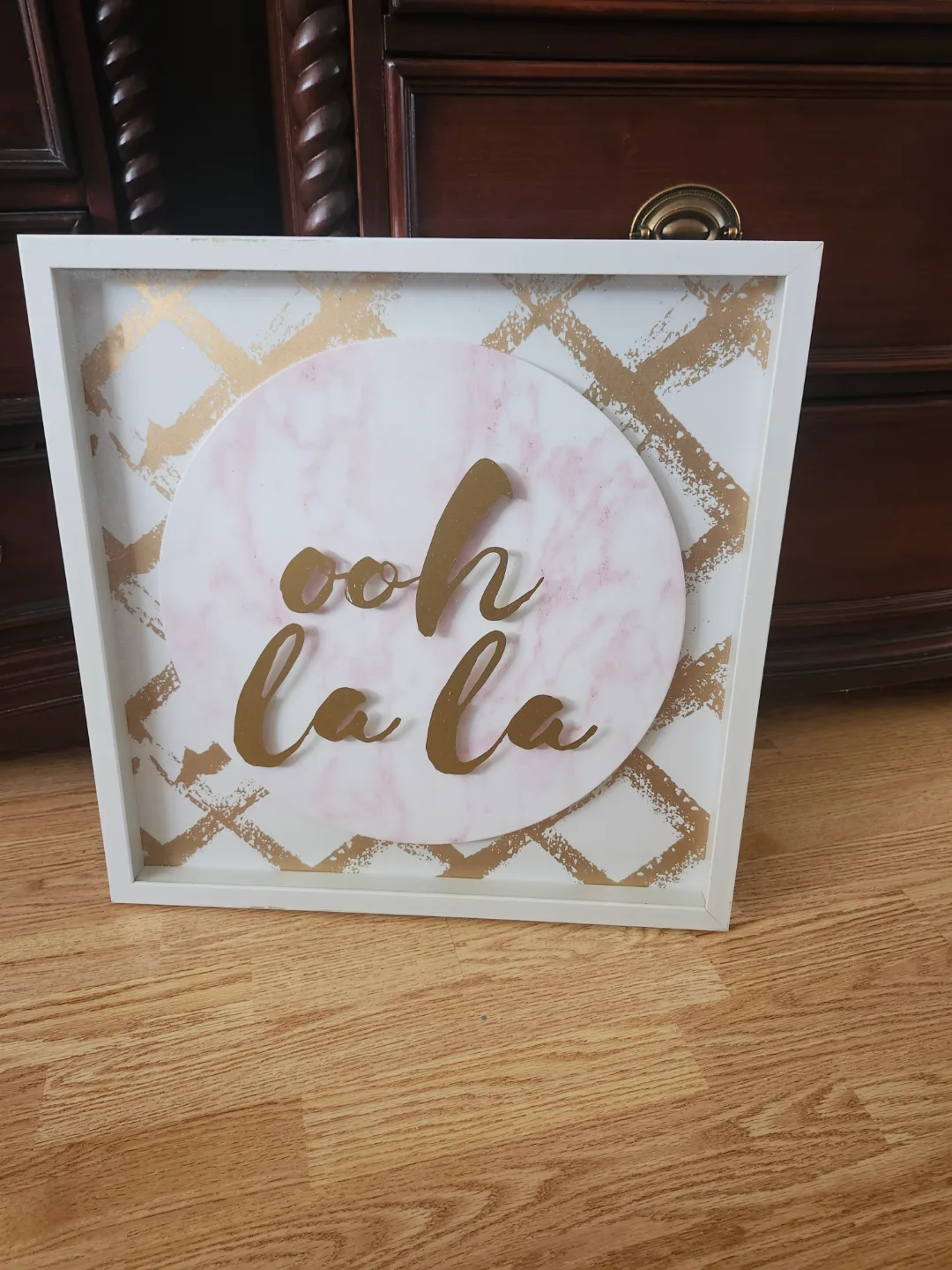 Ooh La La Framed Wall Decor thumbnail