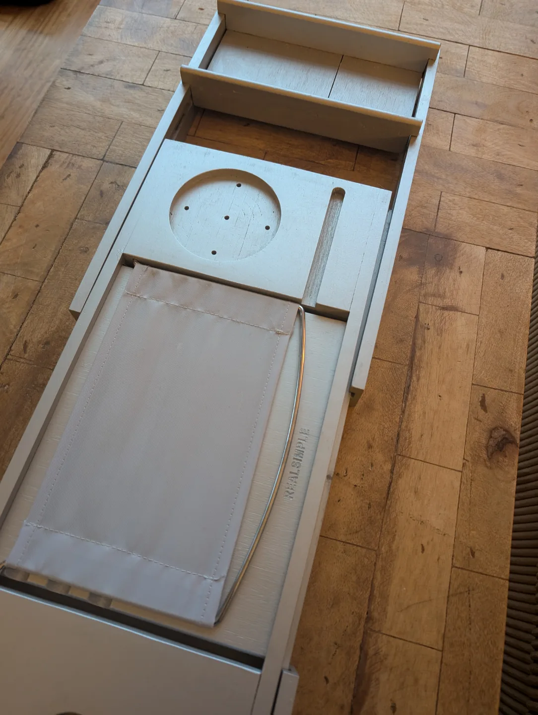 Real Simple Grey Bath Caddy image indicator(6)