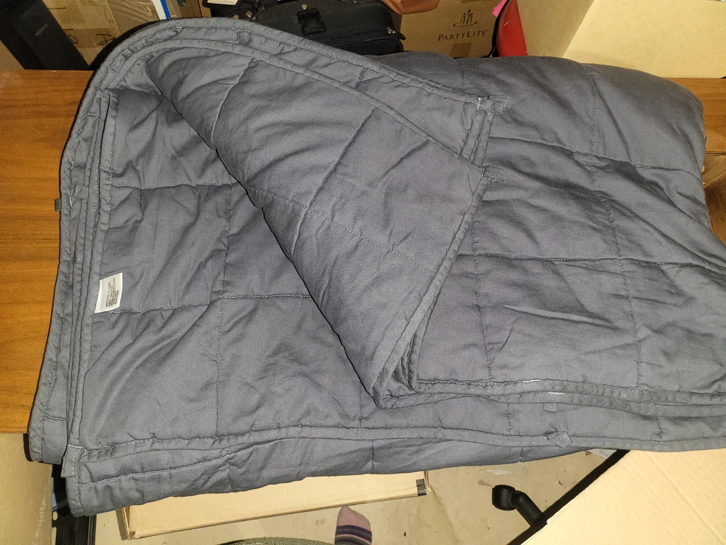 Weighted Blanket - Charcoal Grey image indicator(3)