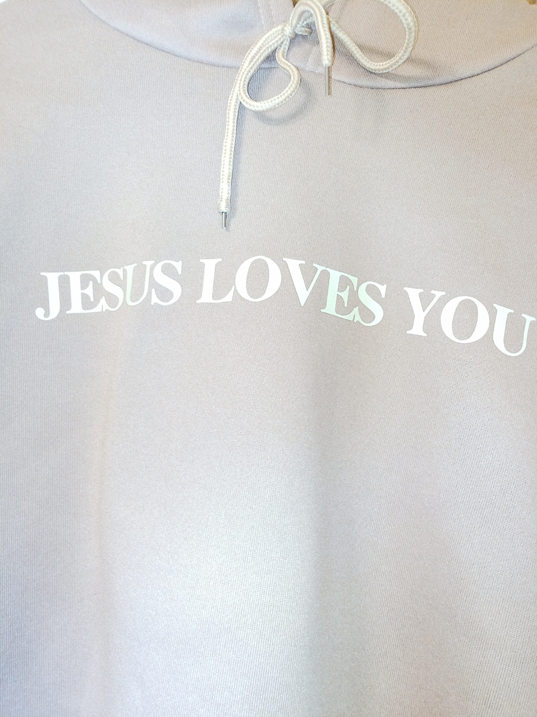 H&M Divided Jesus Loves You Hoodie