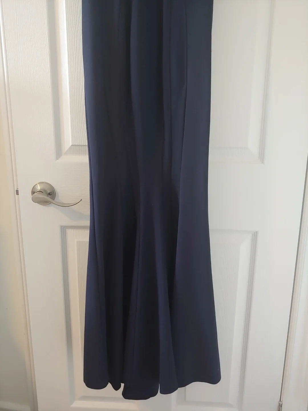 Beautiful Jovani Navy Blue Lace Evening/Prom gown image indicator(6)