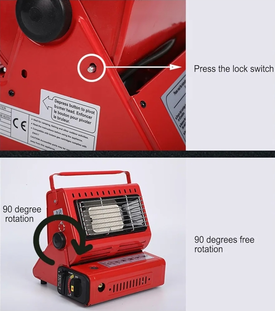 Portable Butane Gas Heater & Camping Stove - photo 3