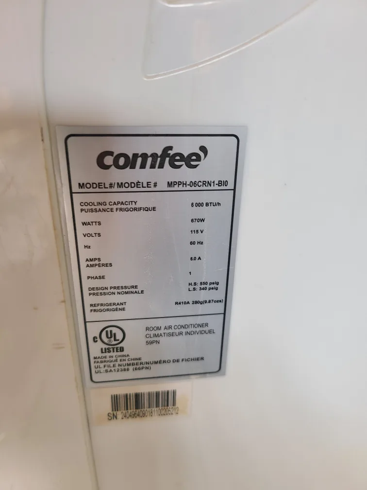 🇨🇦 Portable AC with window attachment - 6000 BTU image indicator(5)