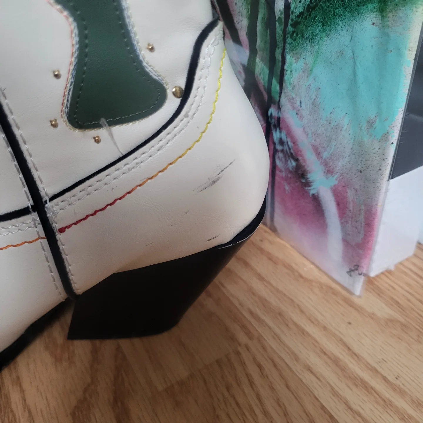 Zara Cactus Embroidered Cowboy Boots image indicator(4)