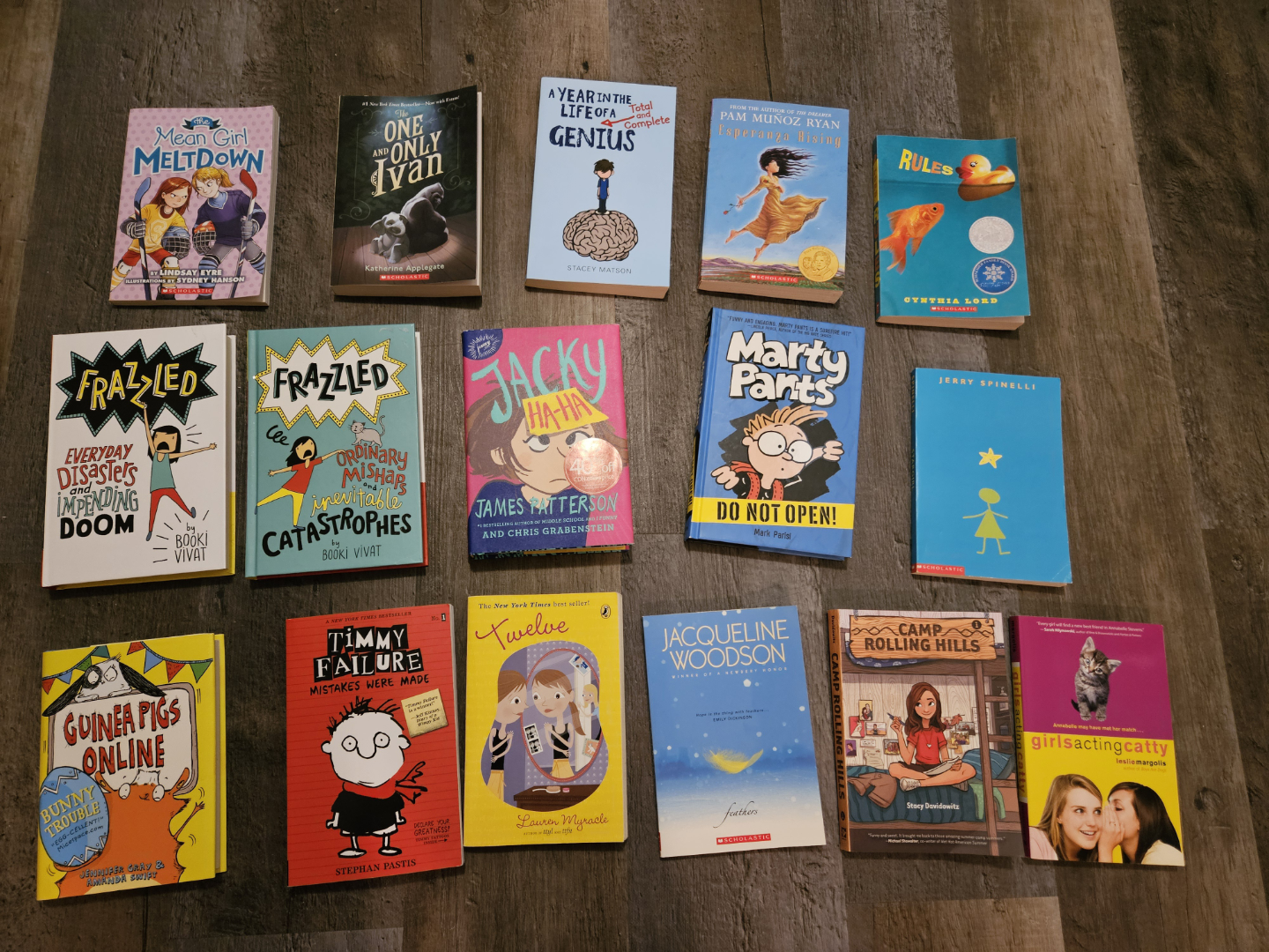 Middle school age Kids books